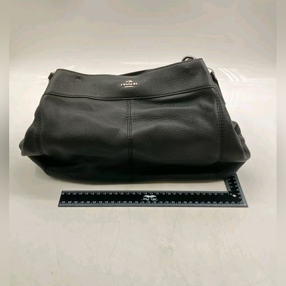 COACH Designer Black Lexy Purse Handbag Shoulder Bag - Picture 4 of 10